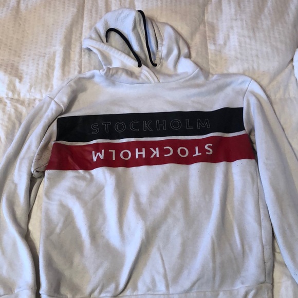 Topshop Sweaters - Classic white Stockholm hoodie Topshop Sweaters - Classic white Stockholm hoodie